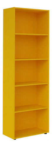 Biblioteca Estantería Multy  Bertolini Color Amarillo