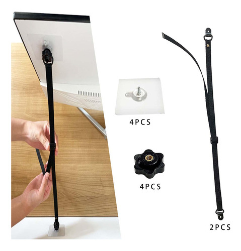 2 Correas De Seguridad Para Tv, Anclajes De Pared Para