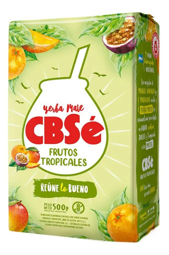 Yerba Mate Frutos Tropicales X 500 Gr - Cbsé