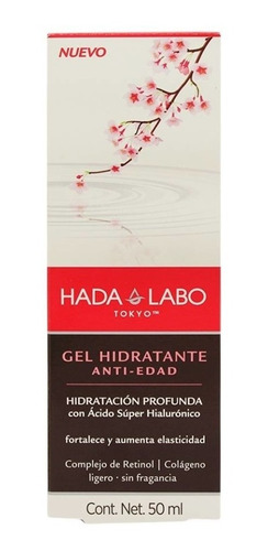 Imagen 1 de 1 de Gel Hidratante Hada Labo Tokyo Anti Edad 50 Ml