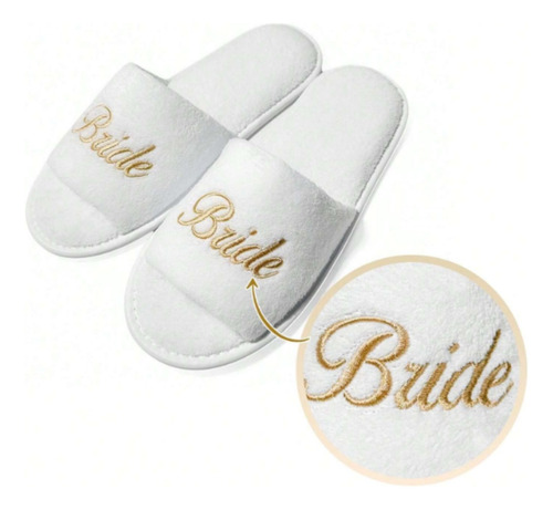 Bata De Novia Bride Y Camison Curve + Pantuflas De Regalo