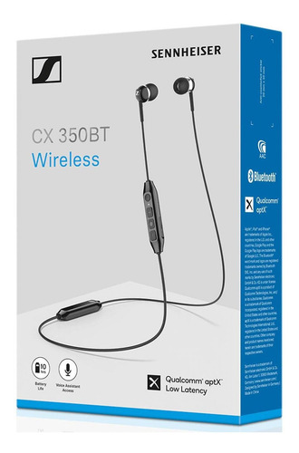 Imagem 4 de 4 de Fone S/fio Sennheiser Cx 350 Bt