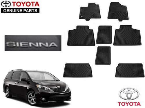 Kit Tapetes 8 Piezas Toyota Sienna 2012 Original