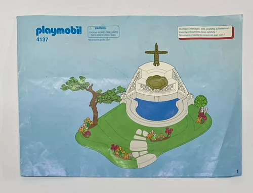 Playmobil 4137 Super Set Castillo Jardín Del 2006 Retromx (Usado)