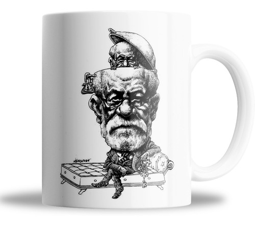 Taza De Ceramica - Psicologia Freud Mente Analisis Ciencia