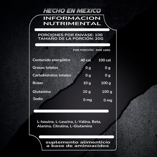 Bcaas + Glutamina Maximus 1kg Varios Sabores Limón