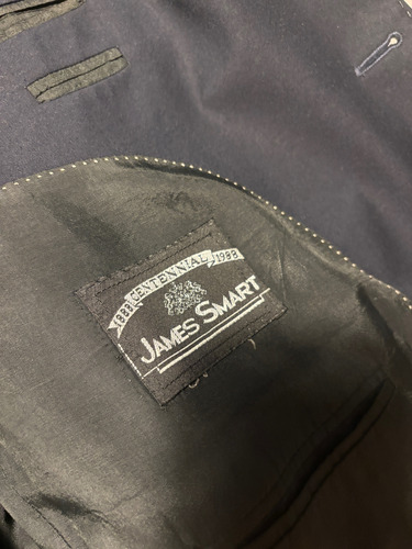 Saco Azul De Vestir James Smart T52 (Usado)