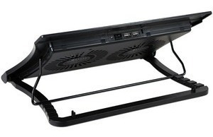 Imagen 3 de 5 de 2pzs Base Enfriadora Ergonomica Posiciones Para Laptop /v