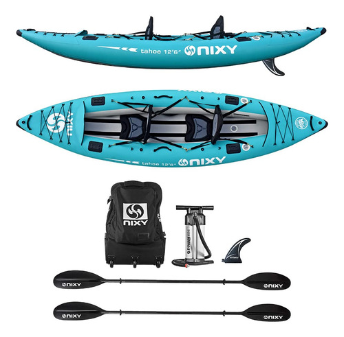 Kayak Inflable Nixy Tahoe Premium Para 2 Personas