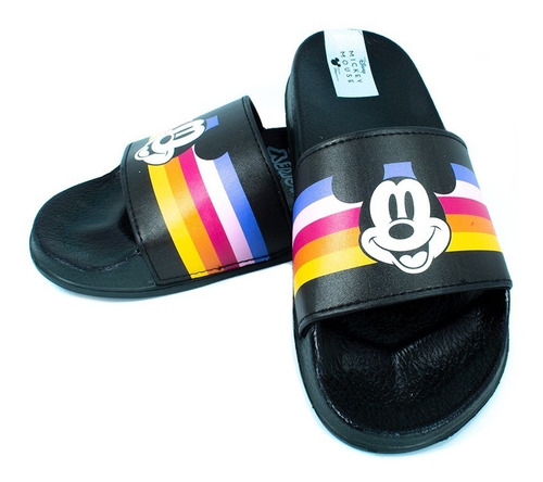 Imagen 2 de 4 de Sandalias Mkacss22042 Negro Disney Moletto