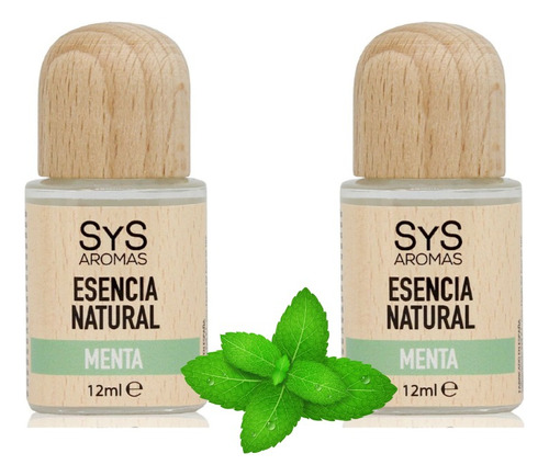 Esencia Natural  Aromaterapia Menta Sys X 2 (24 Ml )