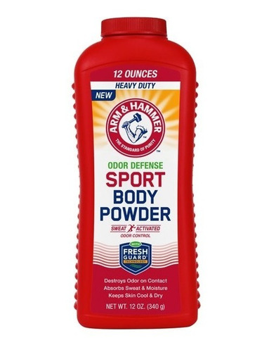 Arm & Hammer Talco Para Cuerpo Importado Sport Body Power