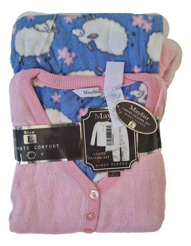 Mayfair Pijama Polar Invierno Mujer