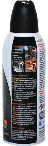 Duster Gas Comprimido Dust-off Dpsxlrcp 12 Piezas 283,5 G