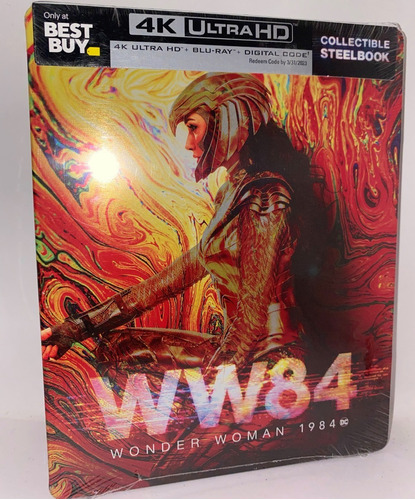 Mujer Maravilla84(wonder Woman)steelbook4k+blu-ray Importado