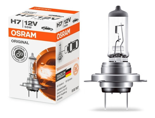 Lâmpada Osram H7 12v 55w Farol Baixo Px26d 64210