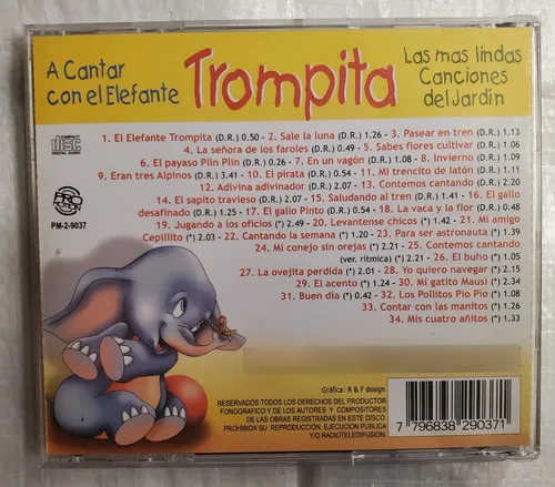 Cd A Cantar Con El Elefante Trompita Infantil Oferta Usado (Usado)