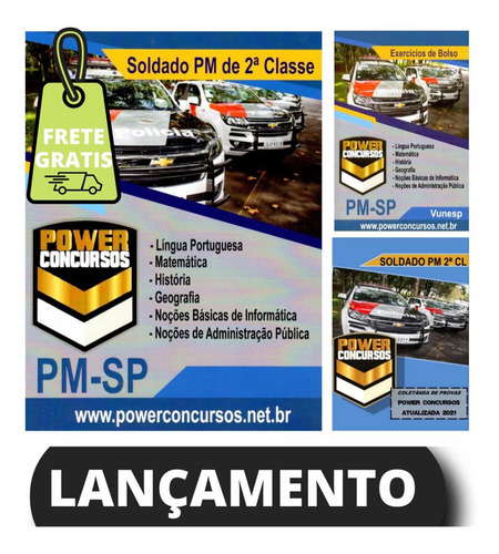 Imagem 1 de 8 de Kit Apostilas Soldado Pmesp