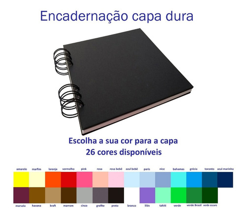Imagem 3 de 5 de Album Scrapbook Caderno 16 X 16 Cm Várias Cores Fotos Fuji