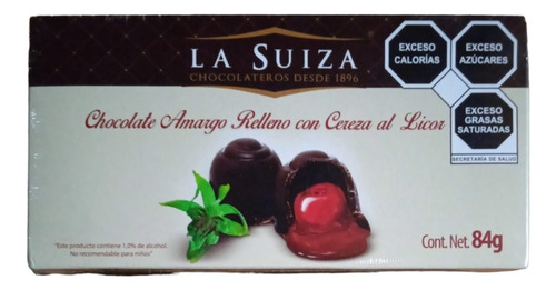 Chocolate Cerezas Licor Suiza - Kg a $419