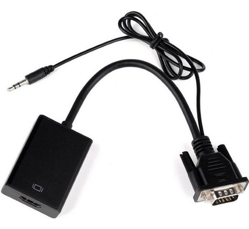 Cabo Fy Vga Macho Para Hdmi Femea Com Audio Ar-06