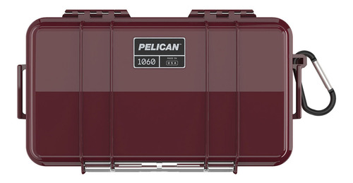 Pelican 1060 Solid Micro Case (black/oxblood)