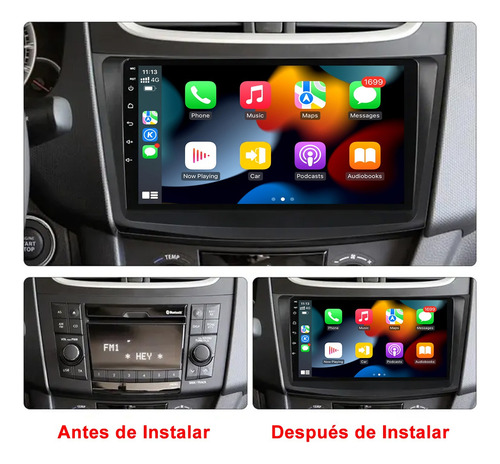 Estéreo 4+64g Para Suzuki Swift 2011-2015 Con Ventilador Gps Suzuki Swift 2011-2015
