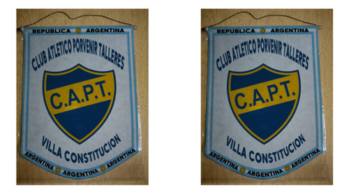 Banderin Grande 40cm Porvenir Talleres Villa Constitucion