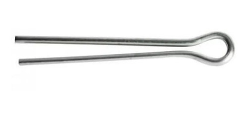 Imagem 2 de 3 de 100 Contrapino Cupilha Aço Inox 1,6mm X 22 Mm Para Lustres