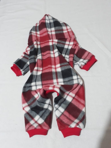 Imagem 5 de 9 de Macacão Roupa Soft Pijama Casaco Frio Cão Gato Pet Barato