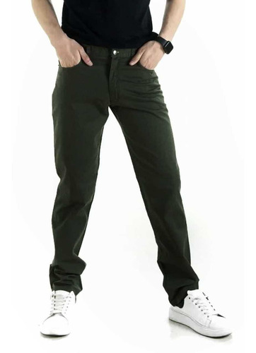 Pantalon Gabardina Clasico Talles Especiales 62 Al 70