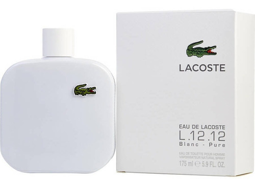 Perfume Lacoste Blanc L.12.12 Hombre De Lacoste Edt 175ml