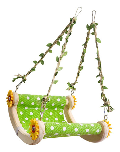 Loro Colgante Hamaca Cama Pájaro Lona Columpio Perca, Pared