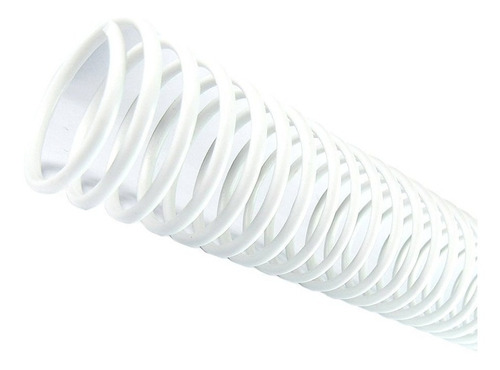 Espiral Para Encadernação Branco 09mm Para 50 Folhas 100un