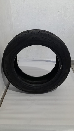 Pneu Continental 195/55 Aro 16 70% Vida Com Detalhe (Usado)
