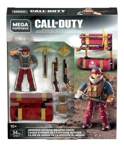 Mega Construx Call Of Duty Cajón De Armas División Blindada