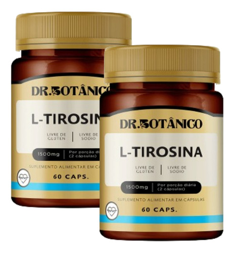 L Tirosina 1500mg 60 Capsulas Dr Botanico