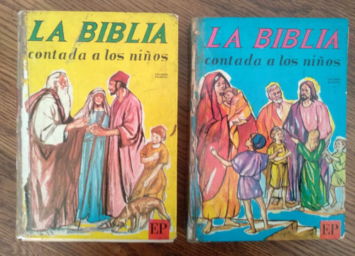 La Biblia Contada Para Niños. En Dos Tomos.