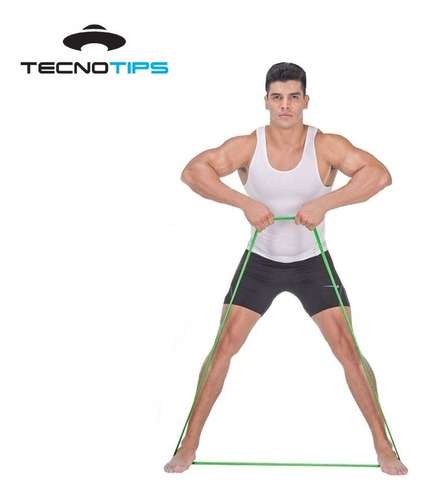 Imagen 5 de 10 de Set Bandas Elásticas Entrenamiento Fitness Uso Profesional