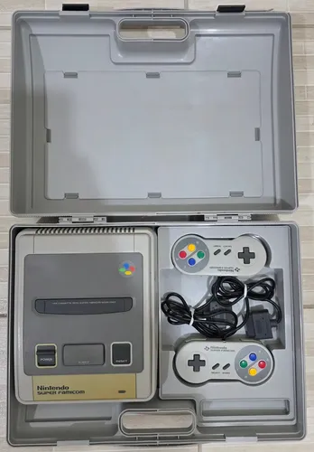 Super Famicom Com Maleta Original Completo + Jogos | MercadoLivre