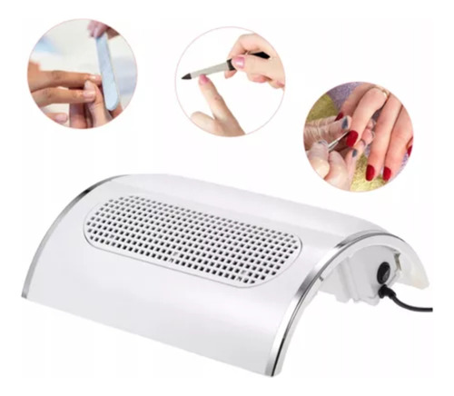 Aspirador De Polvo Uñas Extractor Colector Manicura Premium 