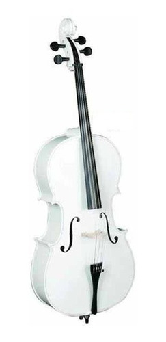 Chelo 4/4 Blanco Cello Violoncello Amadeus Cellini Mc760lwh