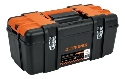 comprar Caja P\u002Fherramienta 50 Cm Con Compartimentos, Truper 102435 Color Naranja