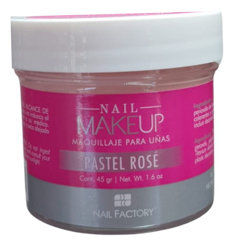 Acrilico Pastel Rose Nailfactory 1.6oz