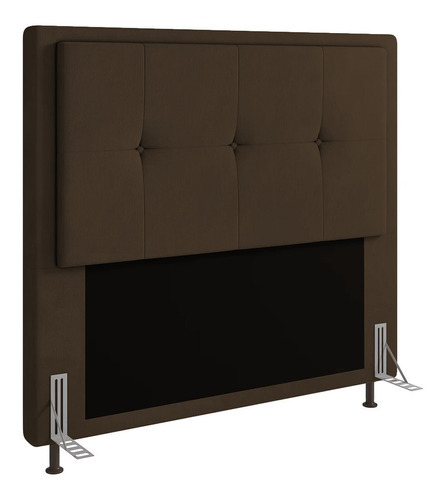 Cabeceira Ametista Para Cama Box King 195 Cm Suede - D'rossi