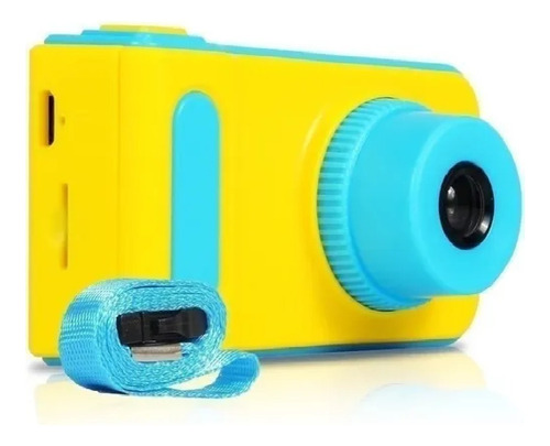 Mini Câmera Digital Filmadora Infantil Para Criança Portatil Cor Azul 1