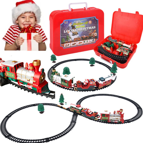 I Trem De Decoração De Árvore De Natal Com Luz E Música
