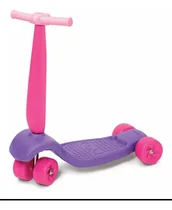 Comprar Monopatin Mitto Vegui Plastico Super Resistente Color Rosa Princesa (rosa Y Fucsia) Mitto