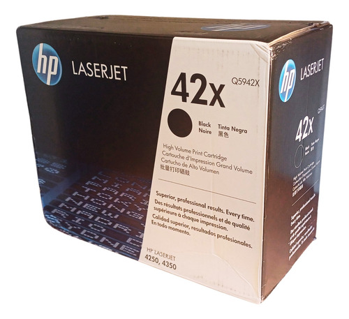 Toner Hp 42x Original Q5942x Laserjet 4250 - 4350 Factura Negro