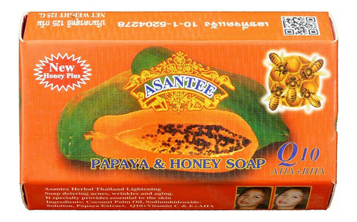 Jabón Blanqueador De Papaya, Miel Y Hierbas Thailasantee